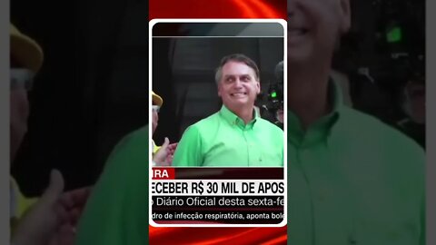 Análise: Bolsonaro vai receber R$ 30 mil de aposentadoria | @shortscnn