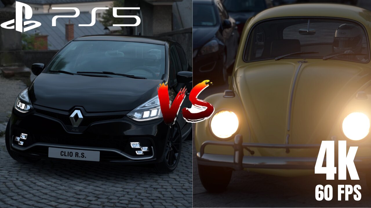 (PS5) Clio RS (2016) x VW 1200 (1966) Gran Turismo 7 4K 60FPS Ray Tracing