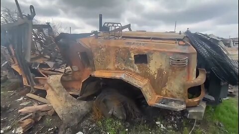 destroyed equipment of the Armed Forces of Ukraine