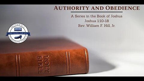 Joshua 1:10-18 - Authority and Obedience