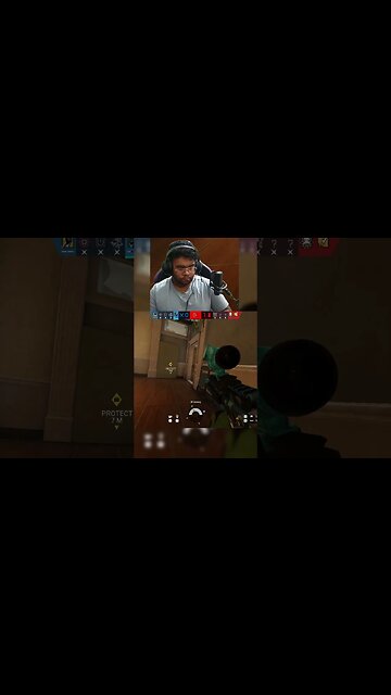 Ace with Sens in R6 #1v5 #rainbowsixsiege #gaming #gameplay #r6s #shorts