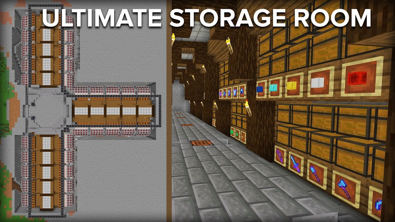 Maximize Your Minecraft Storage: Automatic Sorting System with 2 Million Item Capacity