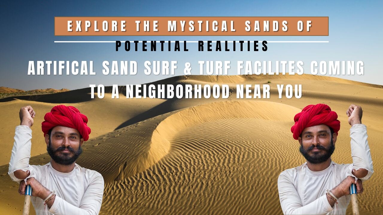 Sand surfing at it's finest, coming to a major city near you