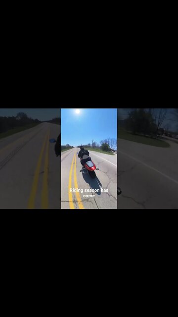 Test ridding with the #insta360 on the #kawasaki #xz12r