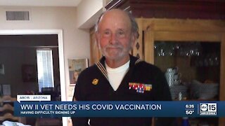 State steps in to make sure WWII veteran receives his COVID-19 vaccinations