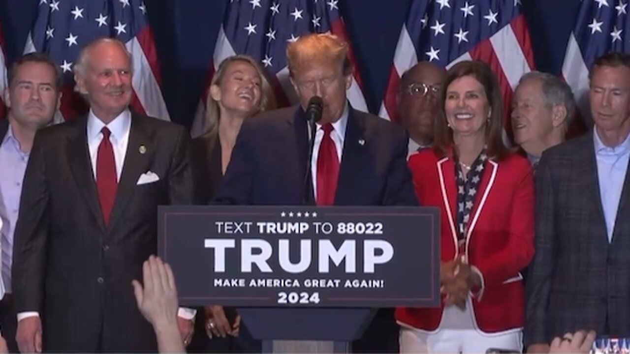 TRUMP WINS SOUTH CAROLINA AND GIVES VICTORY SPEECH