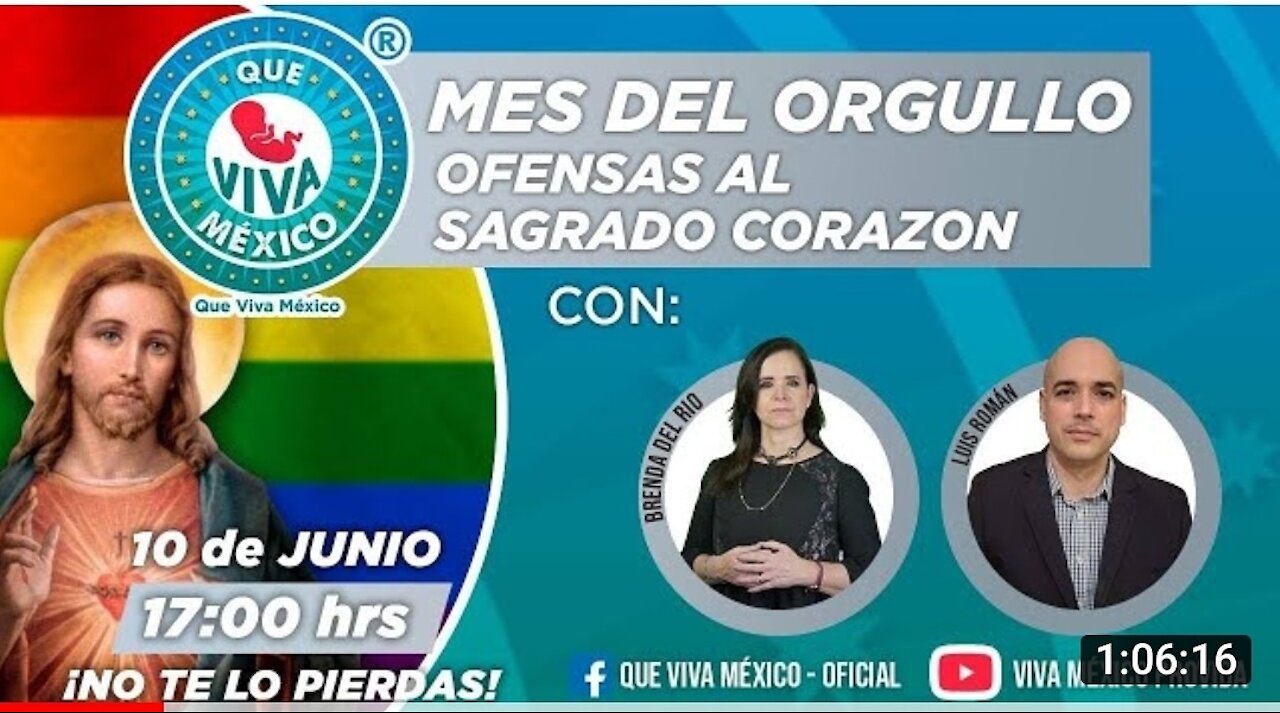 ENTREVISTA a Luis Román🎙 Mes del ORGULLO Ofensas SAGRADO CORAZON por Brenda Del Río Que Viva México