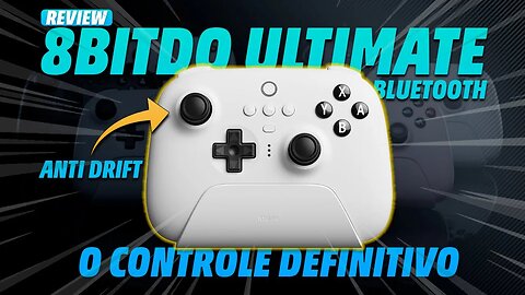 O MELHOR CONTROLE PARA PC e NINTENDO SWITCH DE 2023! 8BITDO ULTIMATE Bluetooth | Análise/Review