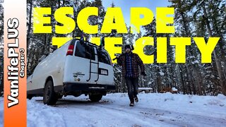 HUGE Perk - Escape the City: Winter Vanlife in Canada