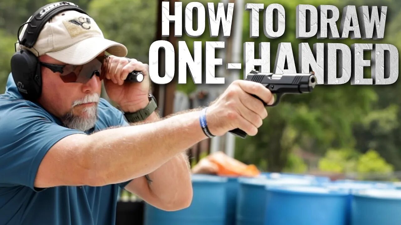 How to Draw a Handgun with only One Hand - World Champion Mike Seeklander - Going Tactical EP30