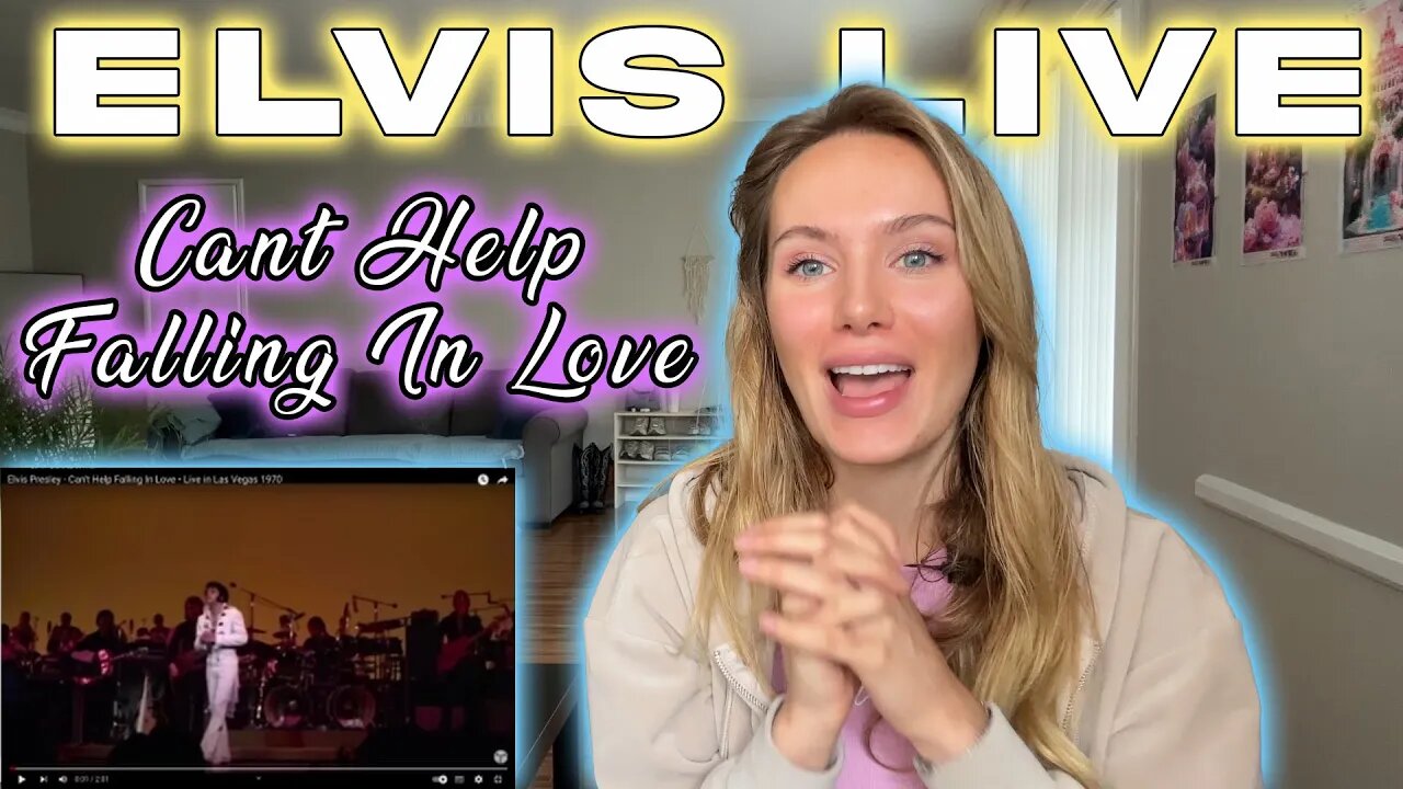 Elvis Live-Can't Help Falling In Love! My First Time Hearing!