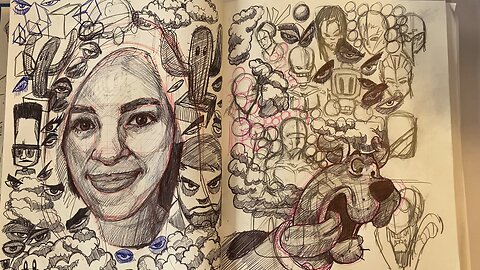 Art Vlog Day 4 - Just Sketchin’