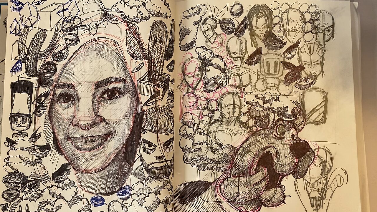Art Vlog Day 4 - Just Sketchin’