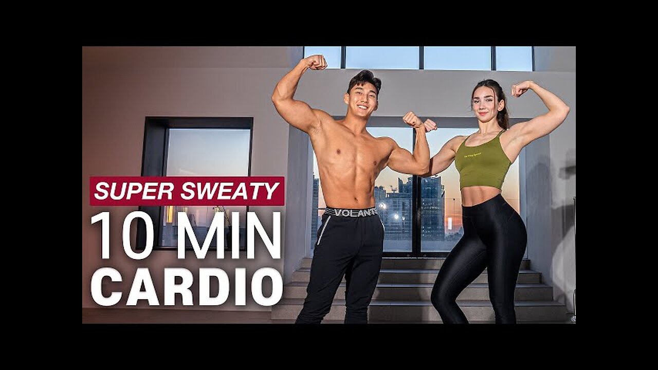 10 Minute HIIT Cardio Workout (no equipment)