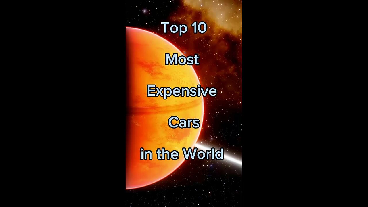 top 10 most expensive cars in the world