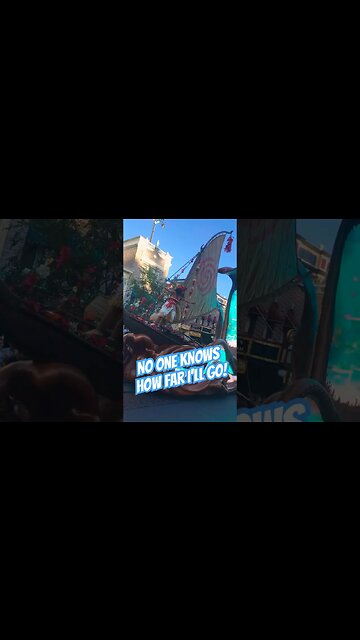 Moana float in Magic Happens #disneyland #magichappens #moana #parade