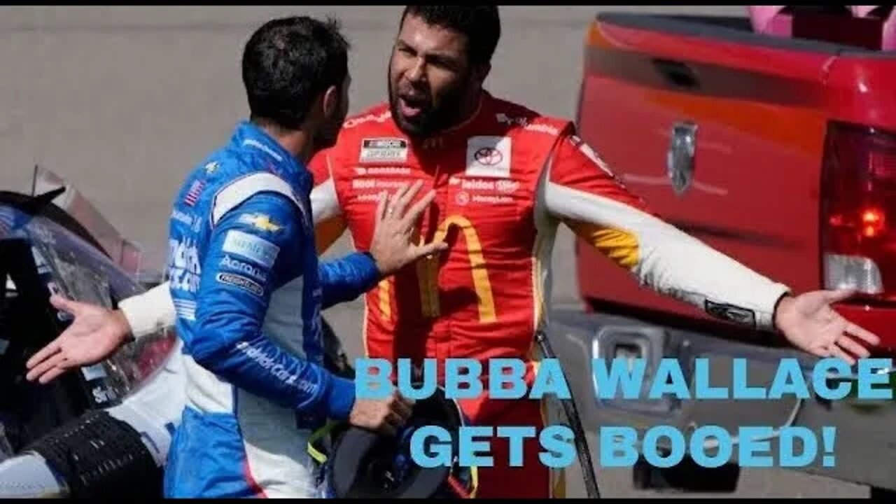 Bubba Wallace Getting Booed After Return From Suspension