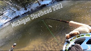 A slick day on the river -Michigan Steelhead 2022