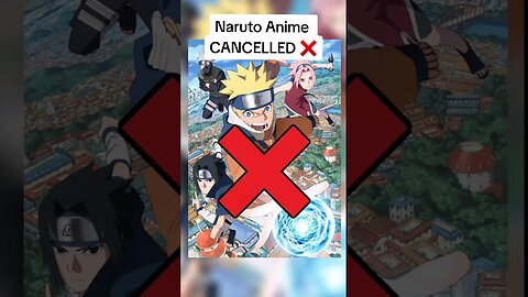 Naruto Anime CANCELLED ❌