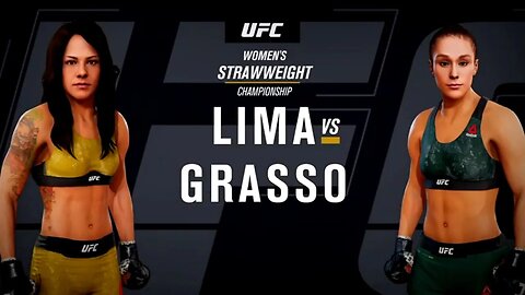 EA Sports UFC 3 Gameplay Alexa Grasso vs Juliana Lima