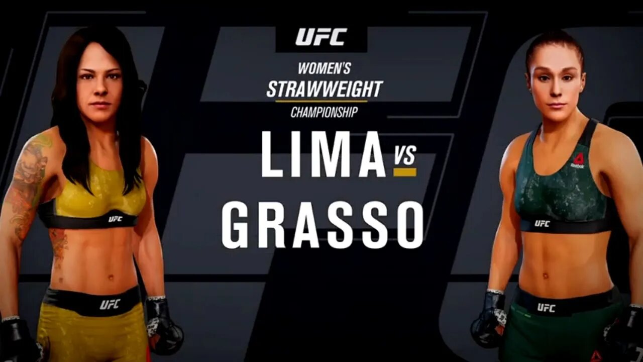 EA Sports UFC 3 Gameplay Alexa Grasso vs Juliana Lima