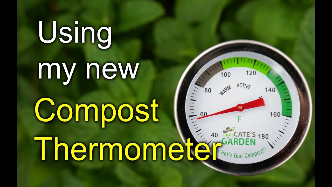 Compost thermometer from Cates Garden