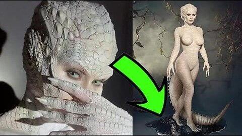 KIM KARDASHIAN REMOVES THE COSTUME AND REVEALS IT'S TRUE REPTILIAN SELF!