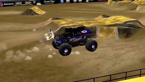 Monster Jam Freestyle #2 BeamNG.Drive Monster Jam #monsterjam #beamngdrive #monstertruckgame
