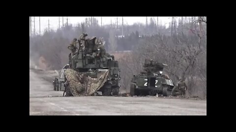 ★★★ Russian Armoured Vehicles Damaged During the Advance out of the Crimea
