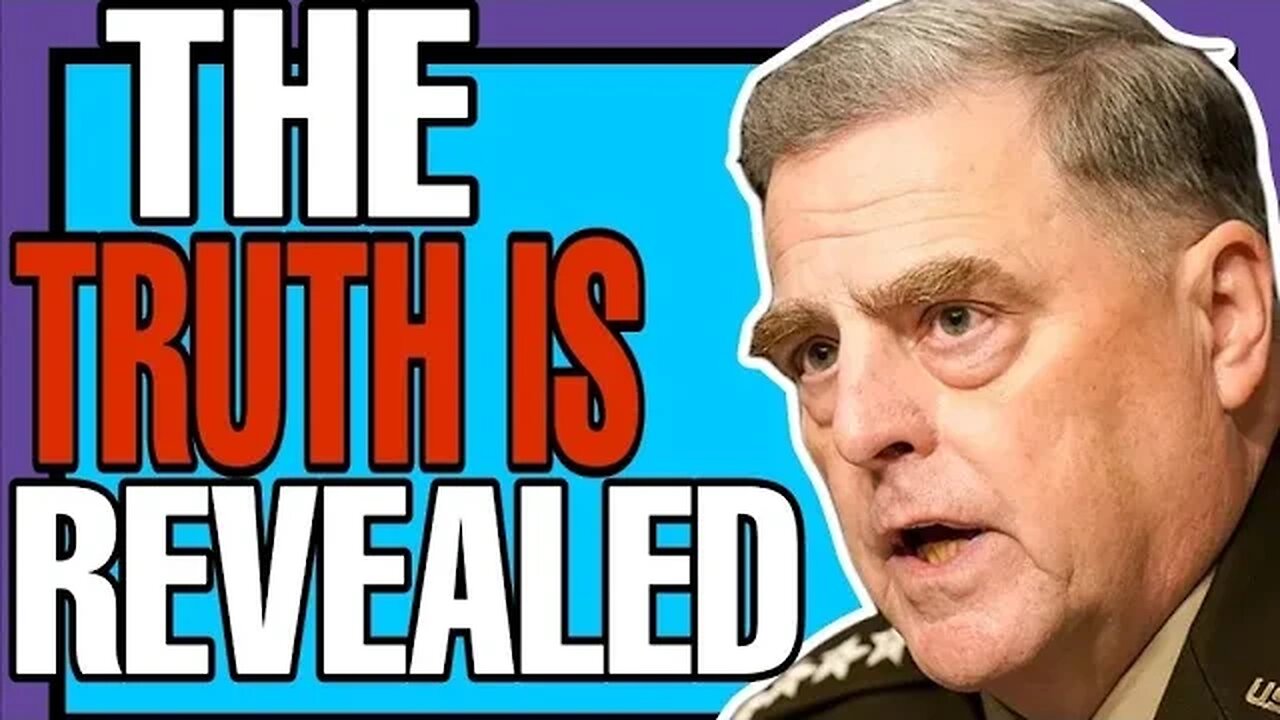 GENERAL MARK MILLEY AND PELOSI COLLUDED WITH CHINA TO OUST TRUMP