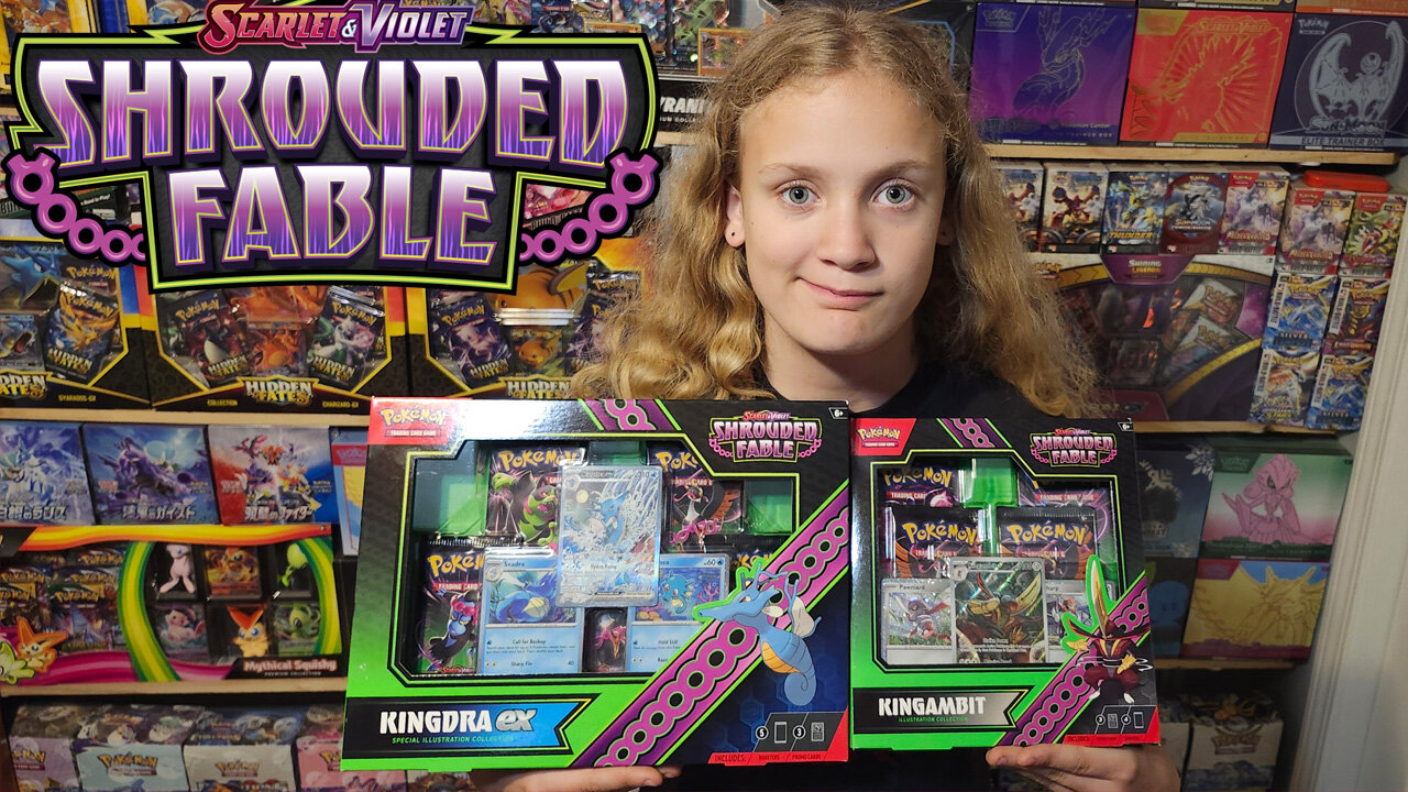 Shrouded Fable Kingdra ex and Kingambit Box openings!