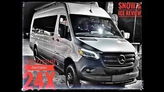 Airstream Interstate 24X - Snow/Ice Review. Real world driving review.