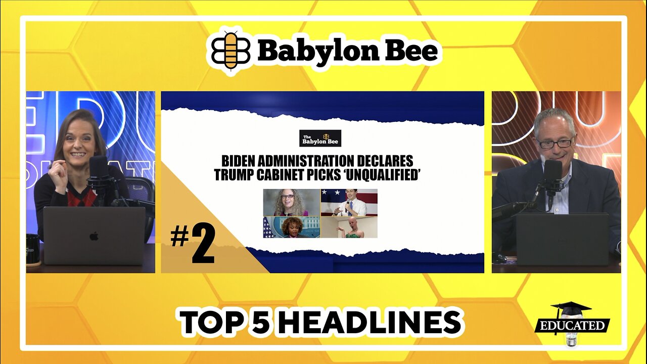 🐝Top 5 Babylon Bee Headlines