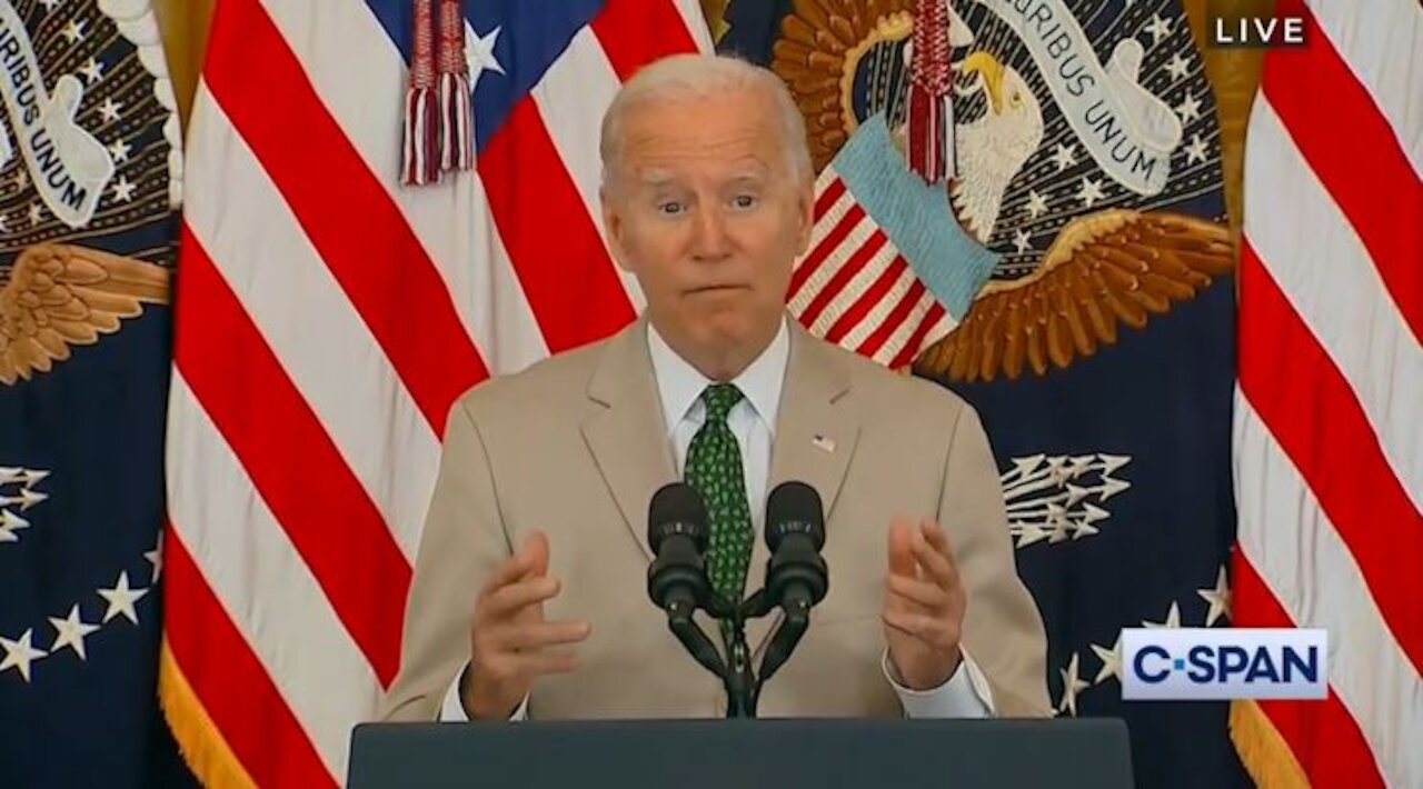 Biden gives COVID-19 update saying 350 million people were vaccinated