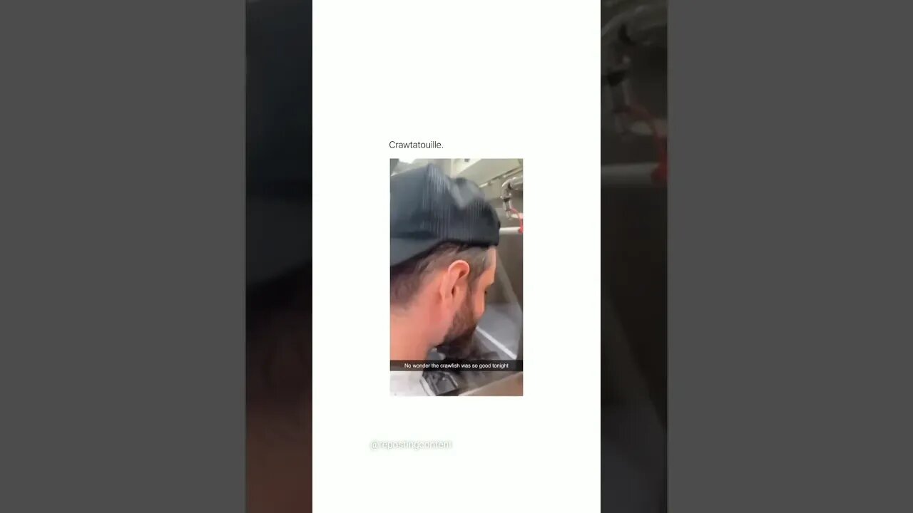 The crawfish is controlling him