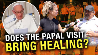 Pope Francis heads to Quebec City, Sainte-Anne-de-Beaupré