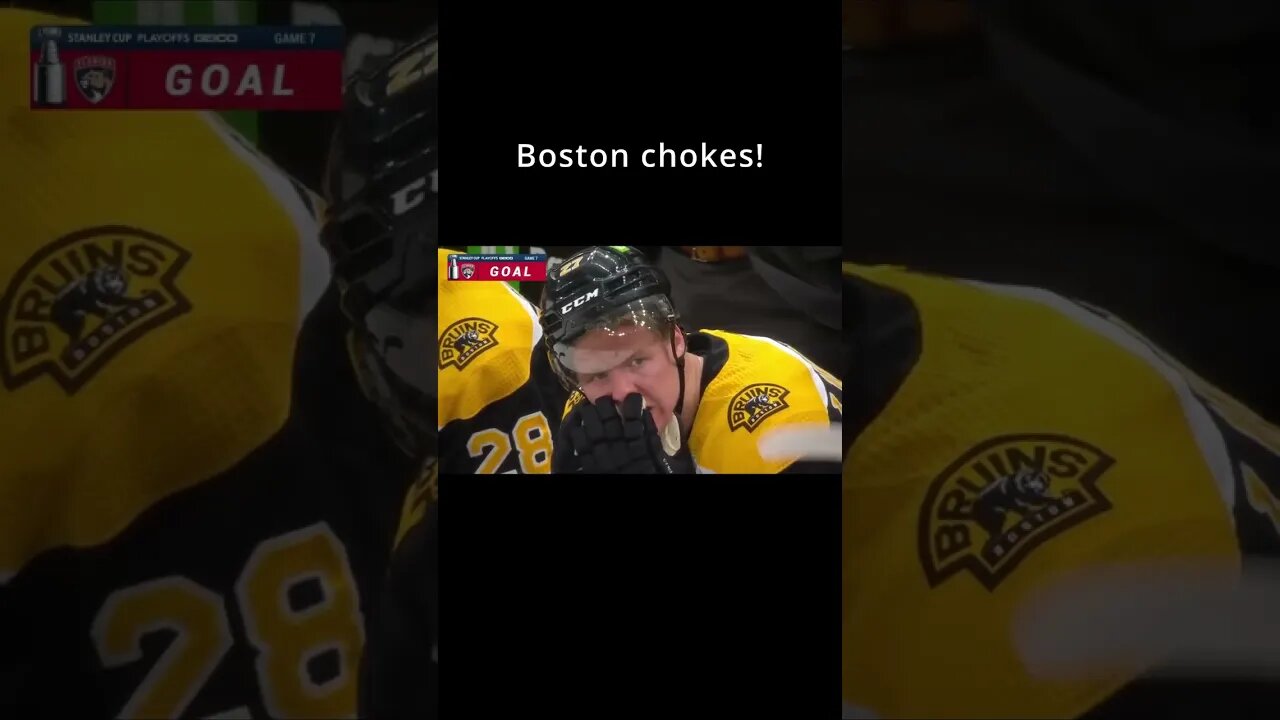 The Boston Bruins Choke #shorts