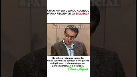 CHICO ANYSIO QUANDO CAIU NA REALIDADE DA ESQUERDA #shorts