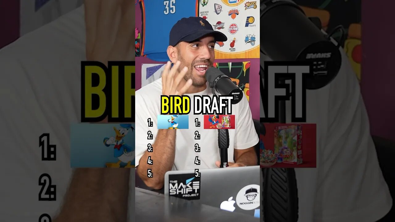 The VERY CONTROVERSIAL BIRD DRAFT!! 2 Different Teams! Who Won?? #shorts #bird #disney #draft