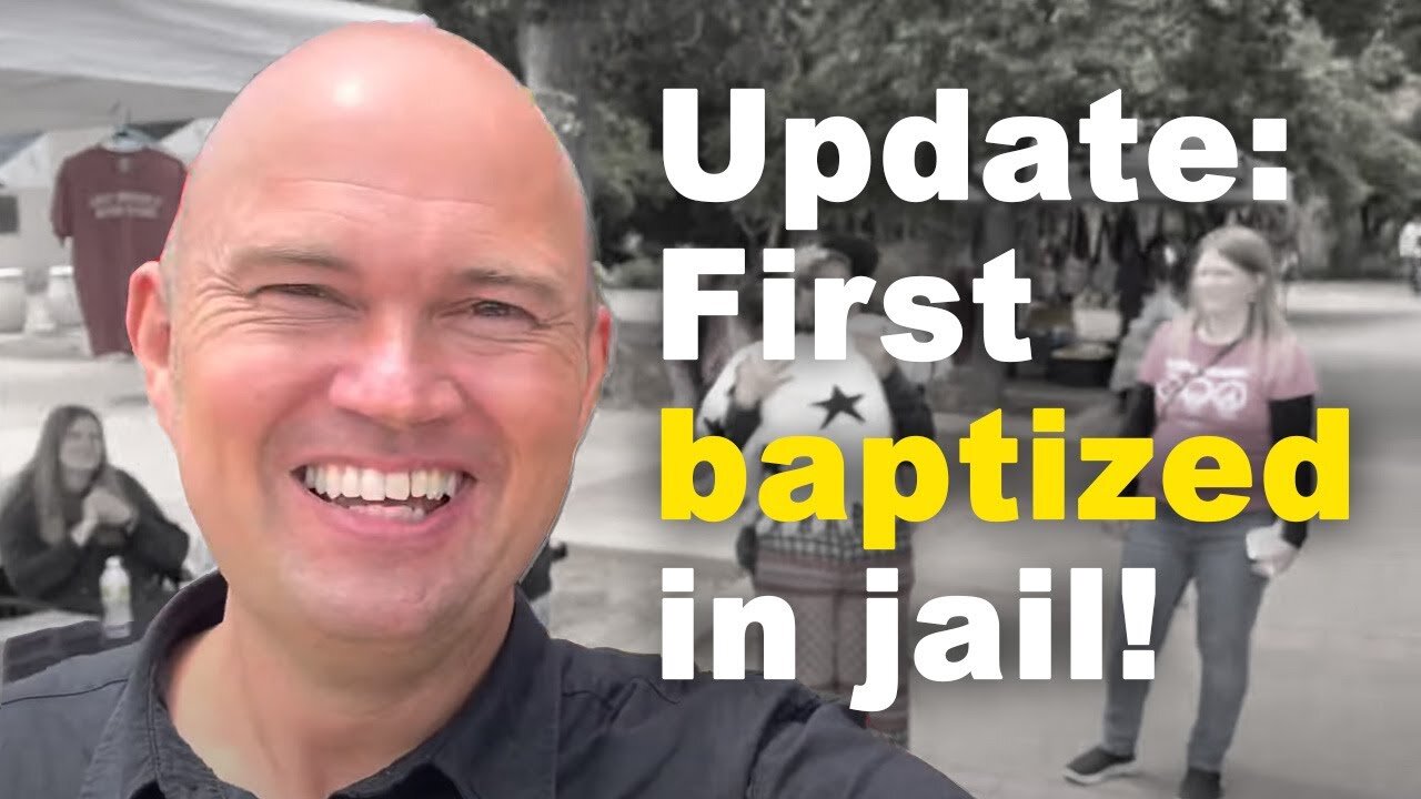 I'VE NOW BAPTIZED THE FIRST ONE HERE IN JAIL! - UPDATE FROM TORBEN