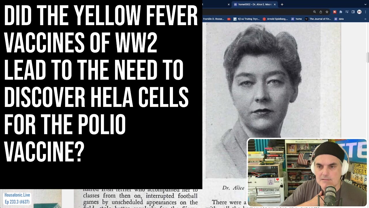 Did the Yellow Fever vaccines of WW2 lead to the need to discover HeLa cells for the polio vaccine?