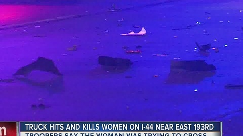 Truck Hits And Kills Woman On I-44