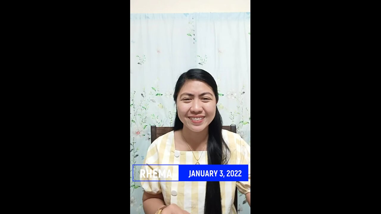 Katayuan Ng Isang Kristiano Kay Cristo | JANUARY 3, 2022 | Dianne