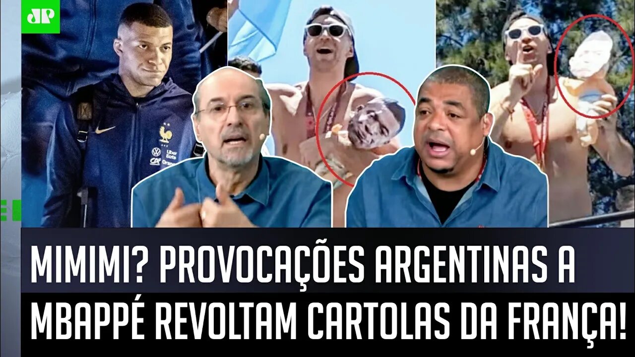 "MEU DEUS! QUE CHATICE! O Mbappé..." PROVOCAÇÕES da Argentina IRRITAM cartolas da França após a Copa