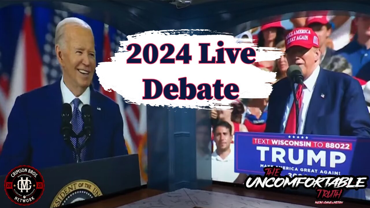 Watch Live: Biden vs. Trump Debate- The Uncomfortable Truth w/ Cane & Mitch