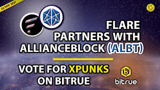 FLARE PARTNERS WITH ALLIANCEBLOCK (ALBT) - VOTE FOR XPUNKS ON BITRUE