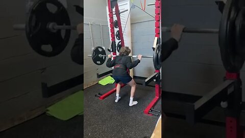 155 X 3 SQUAT AT 96LBS