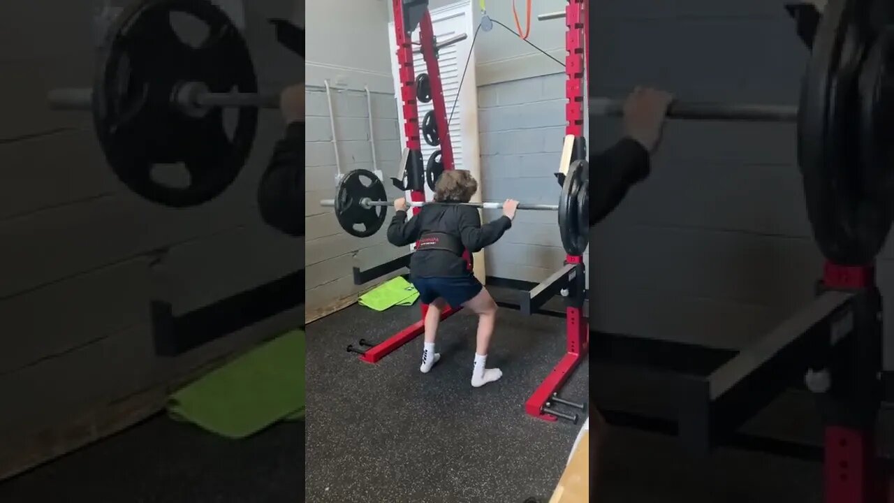 155 X 3 SQUAT AT 96LBS