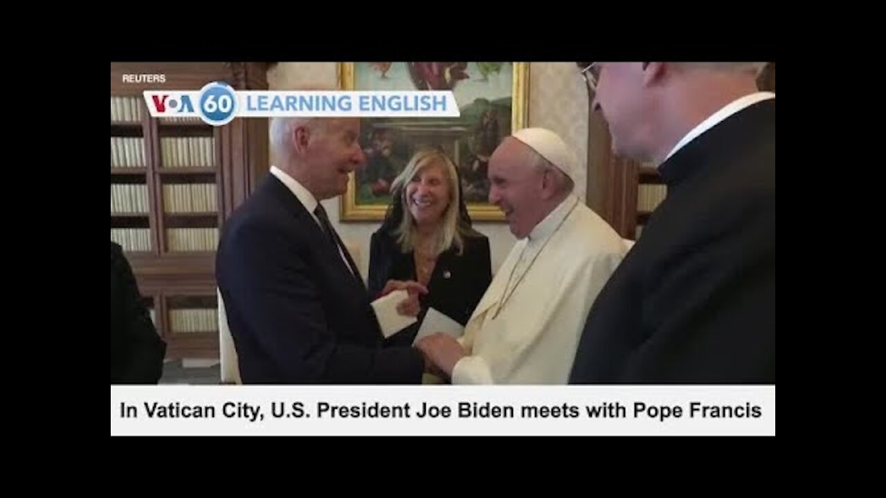 President Joe Biden meets with Pope Francis