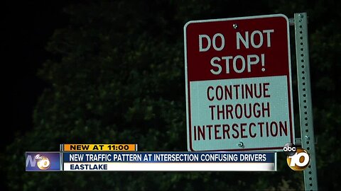 New traffic pattern confusing drivers in Eastlake